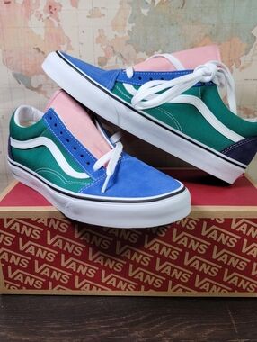 BRAND NEW Vans Old Skool Retro Court 'Multi' Men's Size 10.0